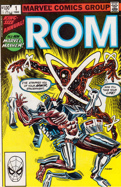 Rom Annual #1 [Direct](1982)-Very Fine (7.5 – 9)