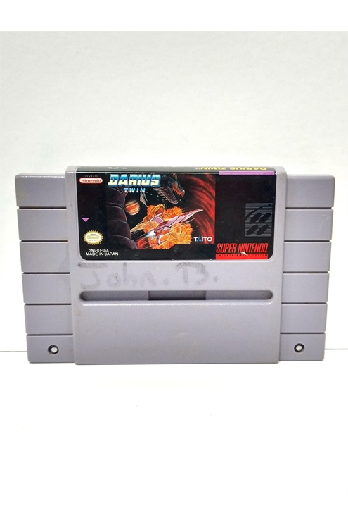 Super Nintendo Snes Darius Twin Cartridge Ony (Good)