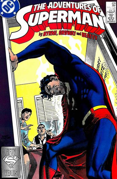 Adventures of Superman #439 [Direct]-Very Fine (7.5 – 9)