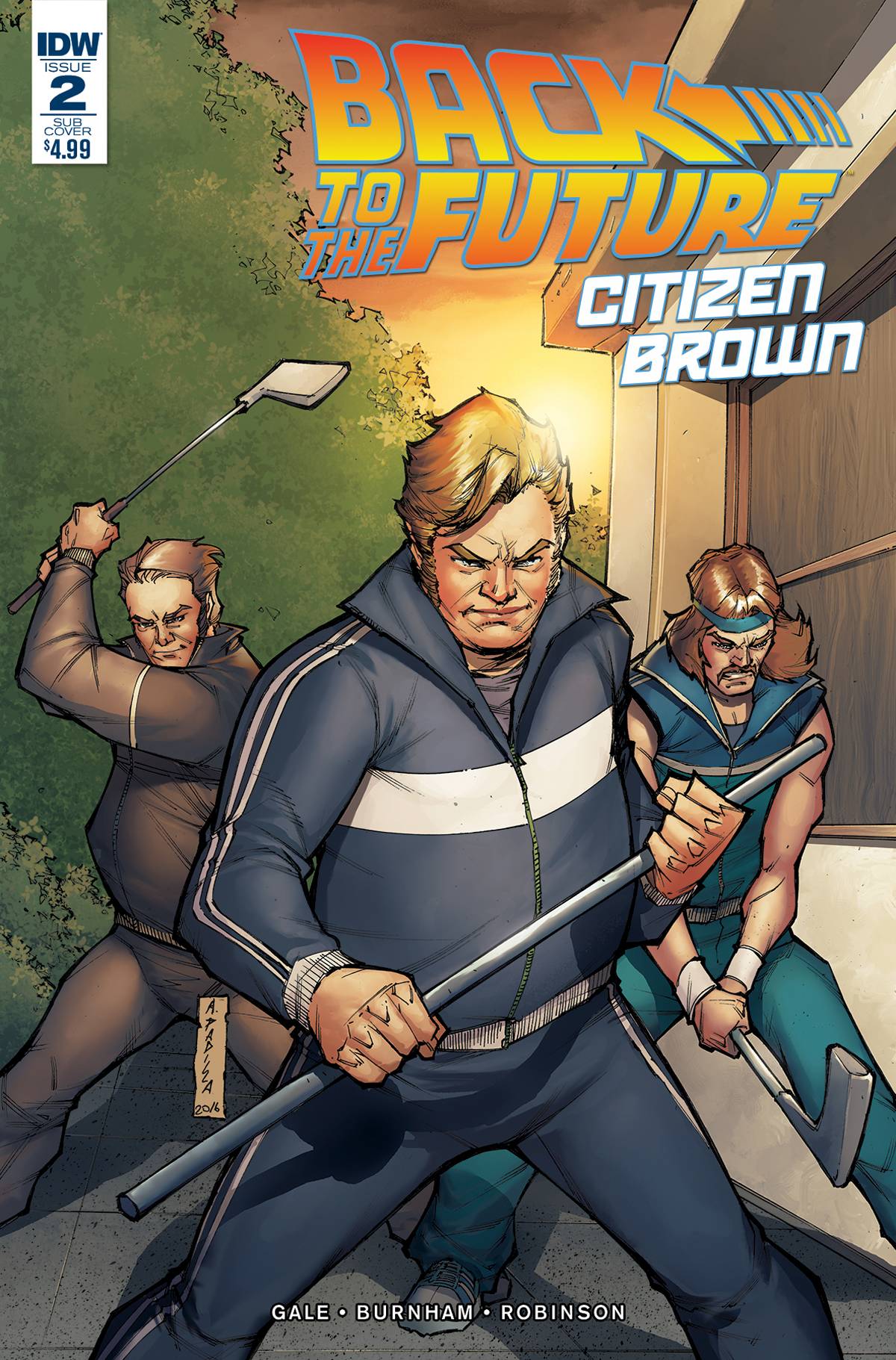 Back To the Future Citizen Brown #2 Subscription Variant