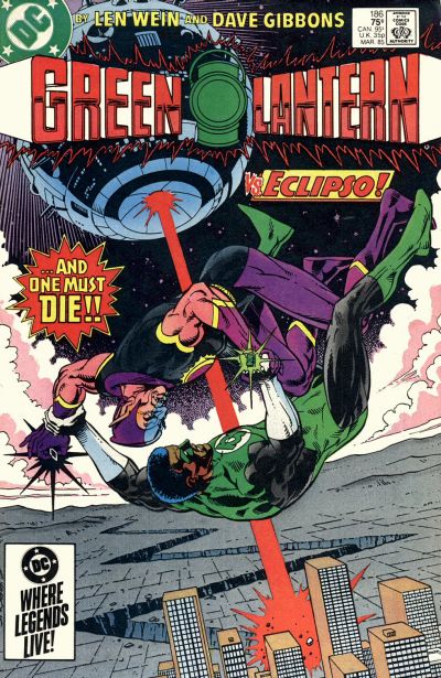 Green Lantern #186 [Direct]-Very Good (3.5 – 5)