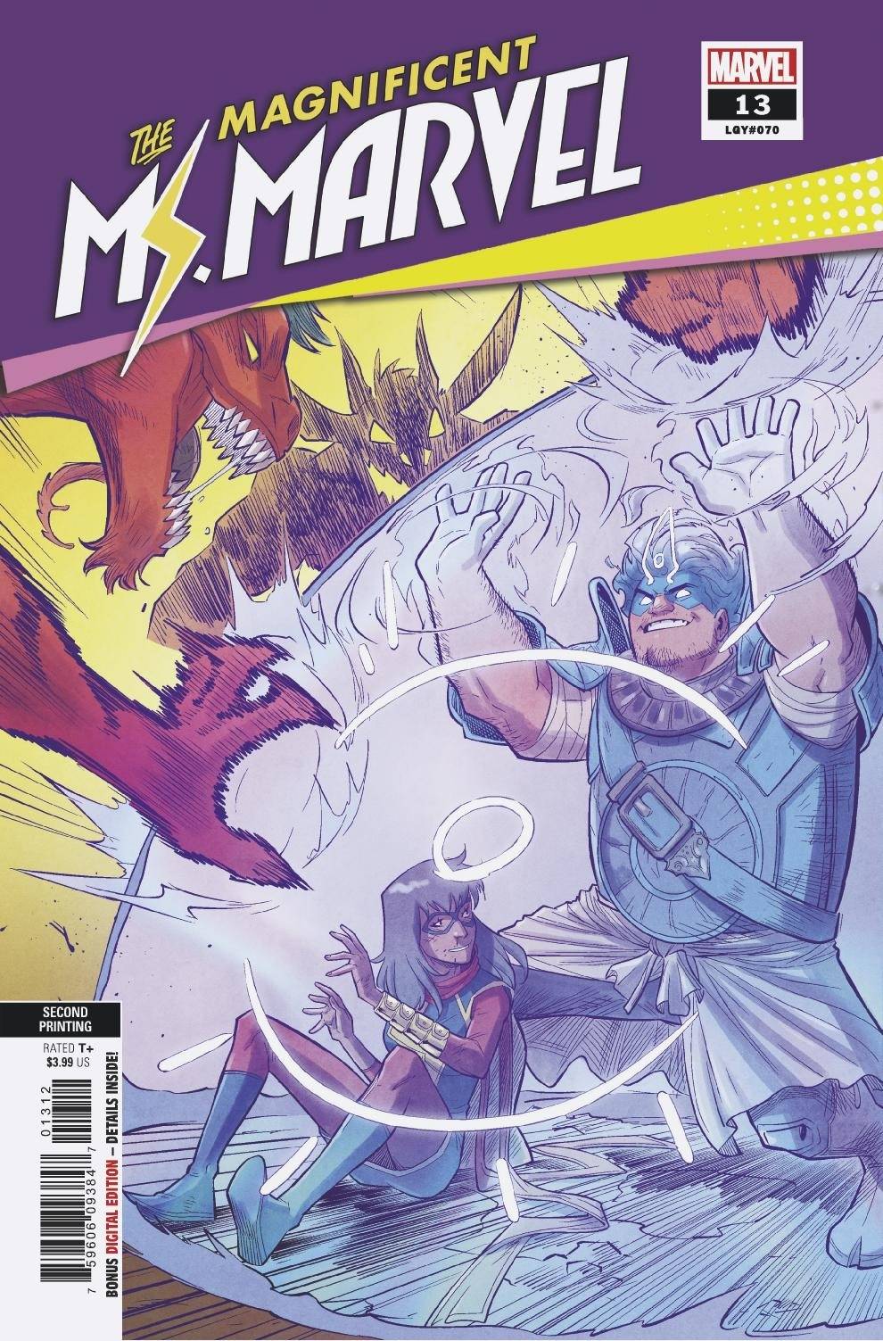 Magnificent Ms Marvel #13 2ndptg Vazquez Variant (2019)