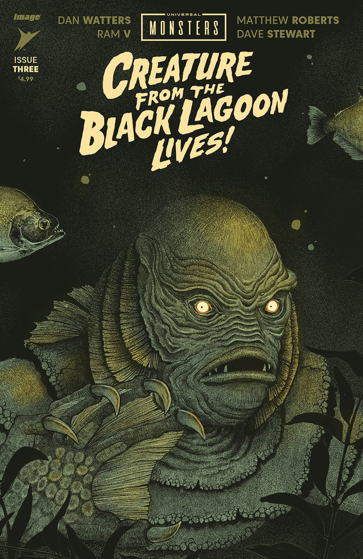 Universal Monsters the Creature from the Black Lagoon Lives #3 Cover E 1 for 50 Incentive Anwita Citriya Va (Of 4)