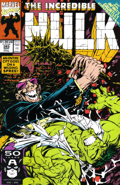 The Incredible Hulk #385 [Direct]-Fine (5.5 – 7)