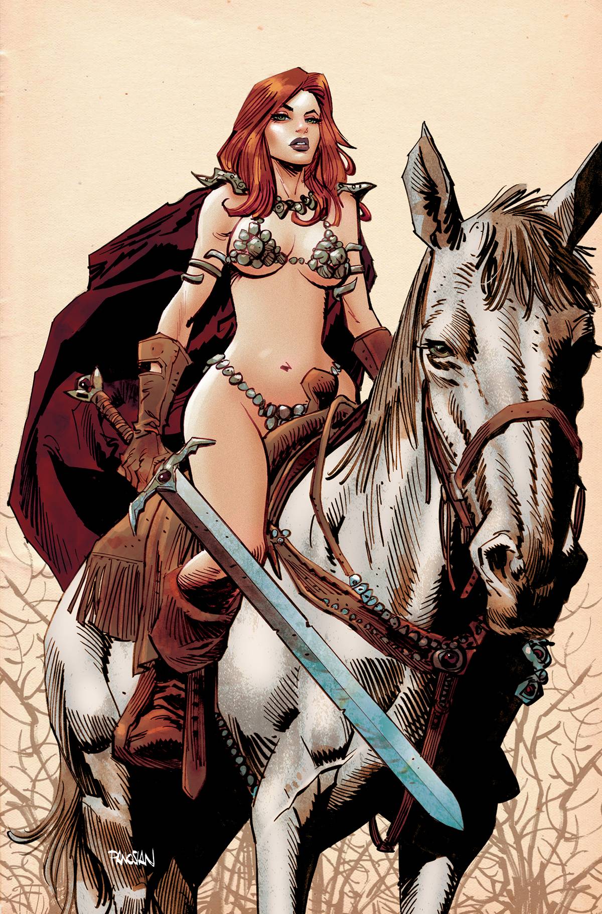 Unbreakable Red Sonja #4 Cover V Last Call 1 for 10 Panosian Virgin