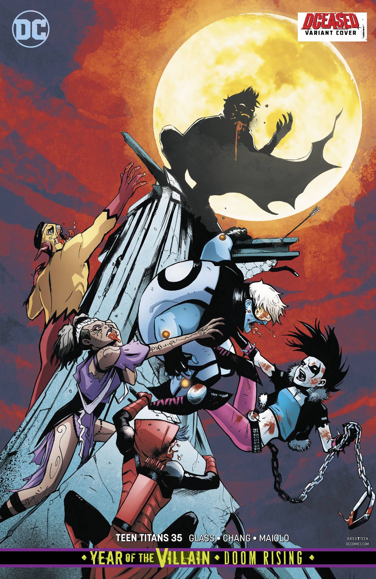 Teen Titans #35 Variant Edition Year of the Villain (2016)