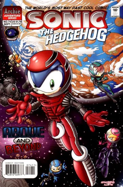 Sonic The Hedgehog #74 [Direct Edition] - Fn+