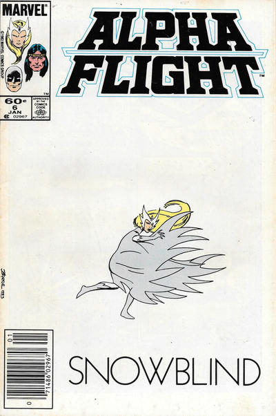 Alpha Flight #6 [Newsstand]-Near Mint (9.2 - 9.8)