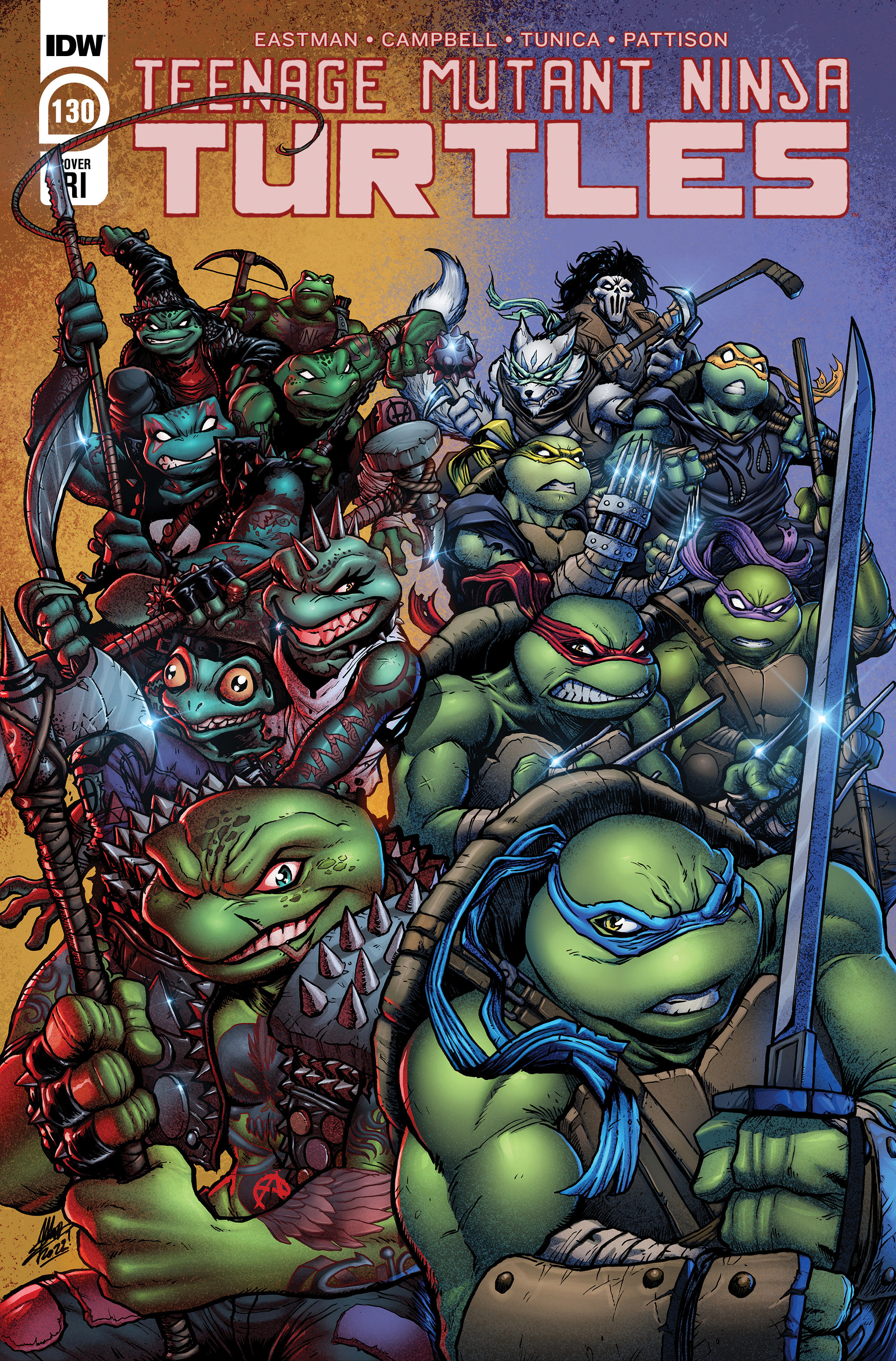 Teenage Mutant Ninja Turtles Ongoing #130 Cover C 1 for 10 Incentive Franks (2011)