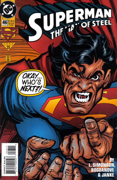 Superman: The Man of Steel #46 [Direct Sales]-Fine (5.5 – 7)