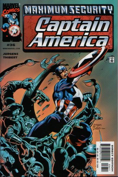 Captain America #36 [Direct Edition] - Vf/Nm 9.0