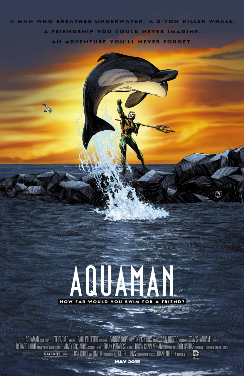 Aquaman #40 Movie Poster Variant Edition (2011)