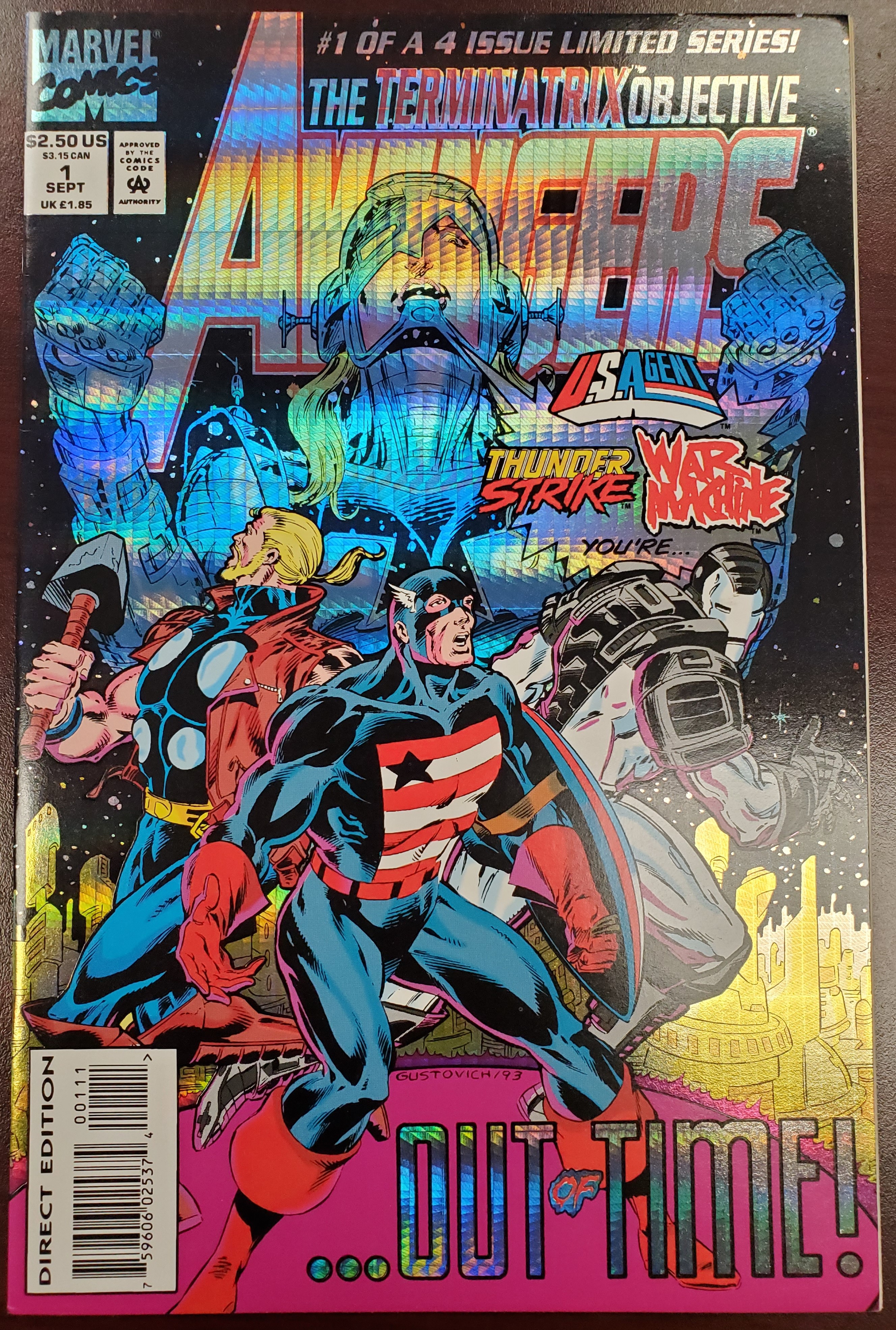 Avengers Terminatrix Objective #1 (Marvel 1993) 1st App Alioth