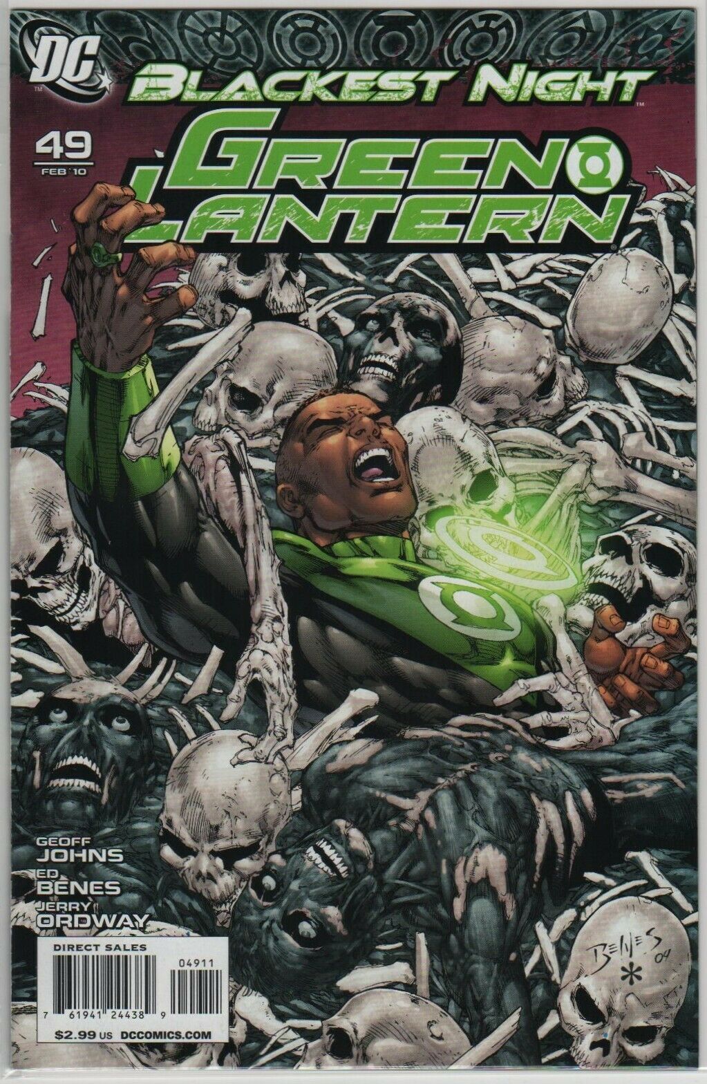 Green Lantern #49 (Blackest Night) (2005	)