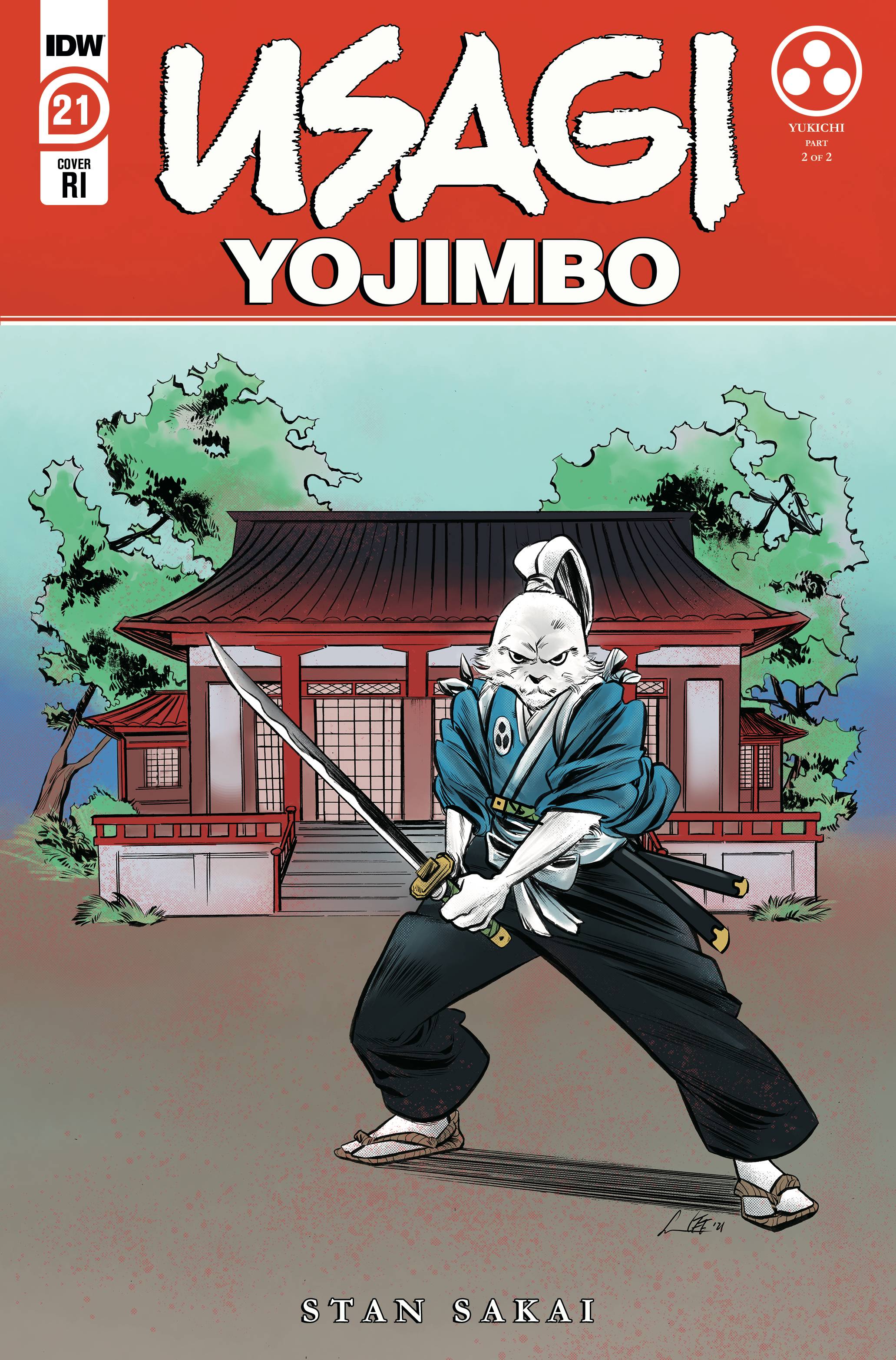 Usagi Yojimbo #21 Cover B 1 for 10 Soo Lee Incentive (2019)