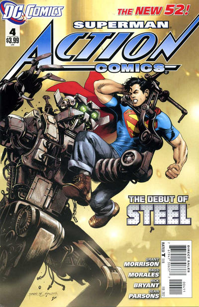 Action Comics #4 [Direct Sales]-Near Mint (9.2 - 9.8)