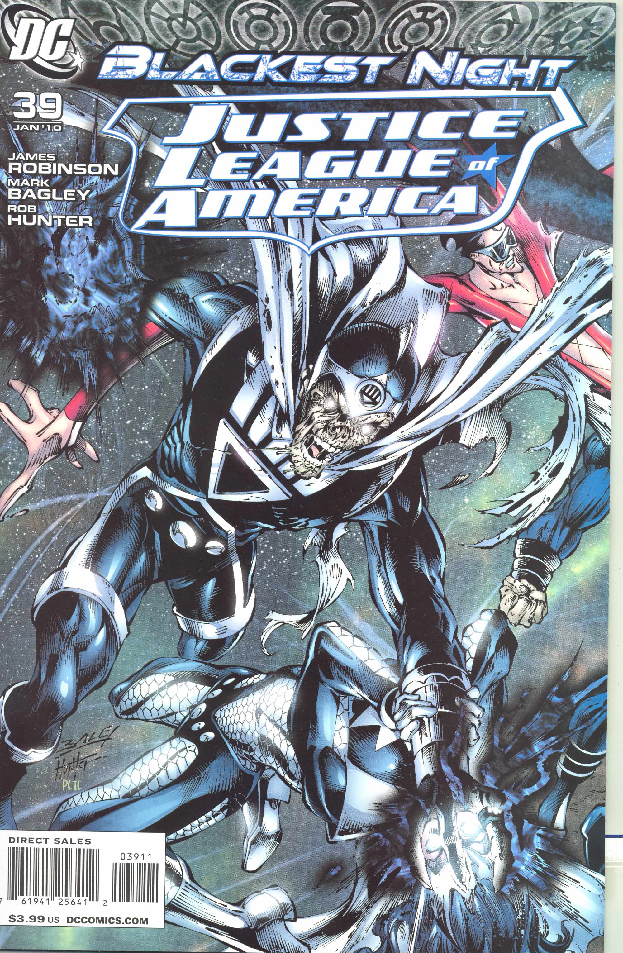 Justice League of America #39 (Blackest Night) (2006)