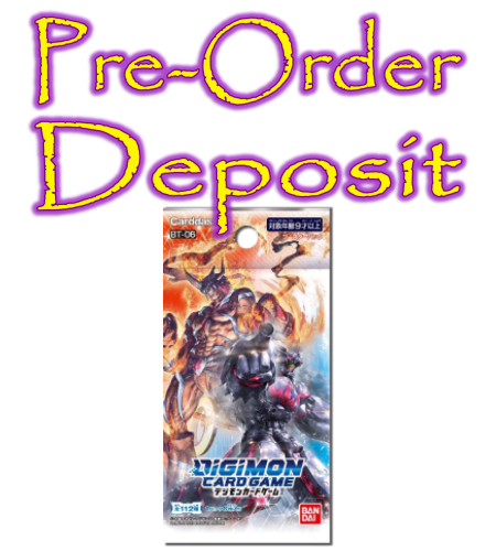 Digimon TCG Version 6 Double Diamond Booster Box Pre-Order Deposit