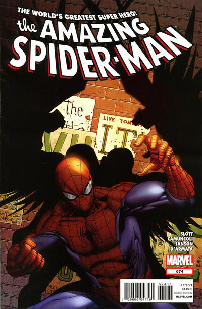 The Amazing Spider-Man #674 - Vf- 