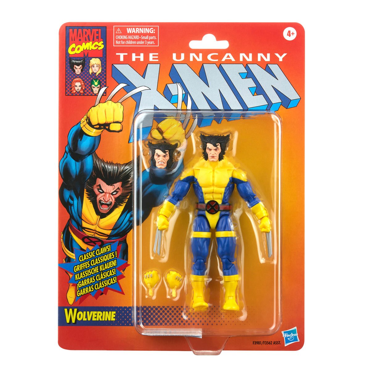 X-Men Marvel Legends Retro Wolverine 6-Inch Action Figure