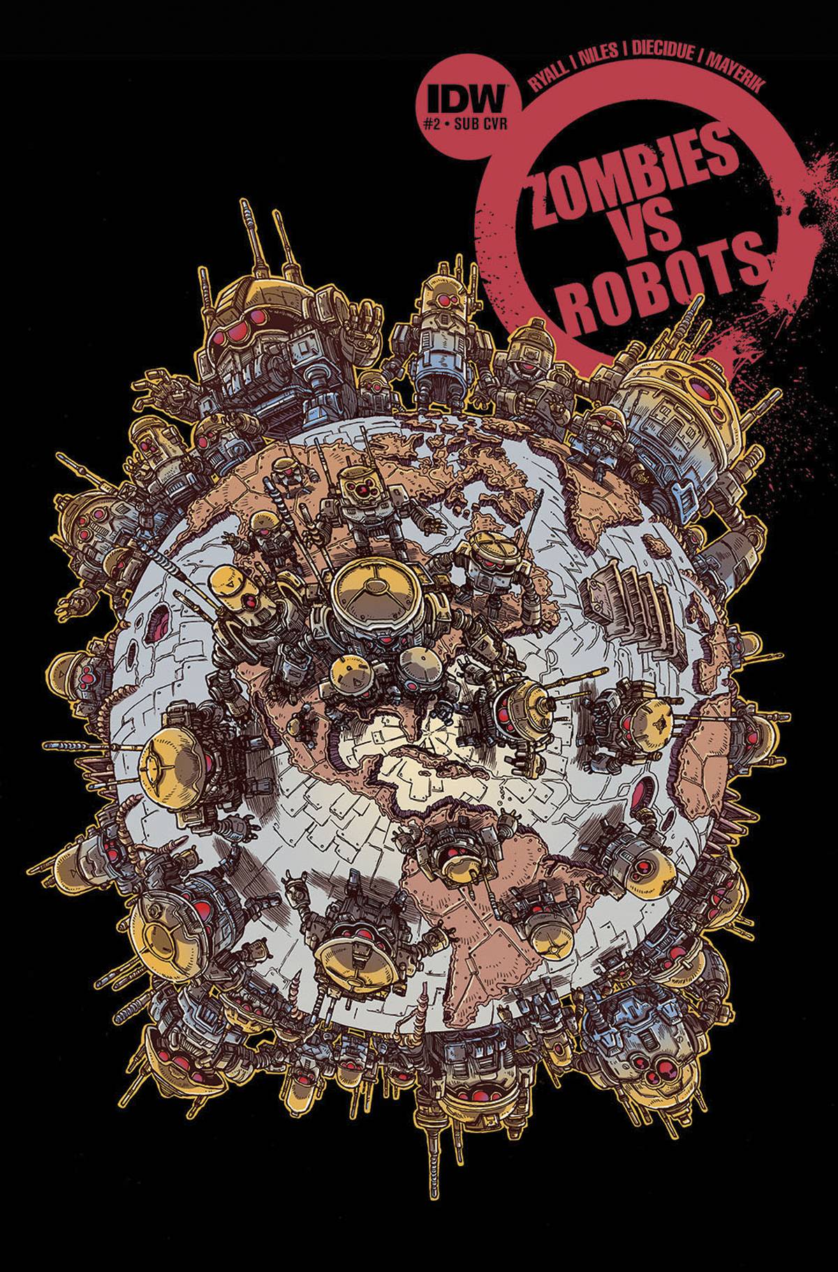 Zombies Vs Robots #2 Subscription Variant