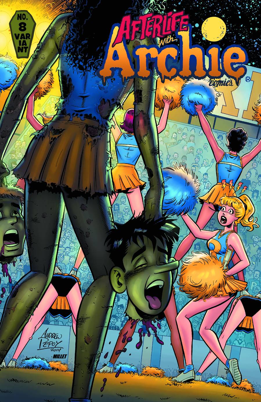 Afterlife With Archie #8 Pepoy Cheerleader Variant Cover