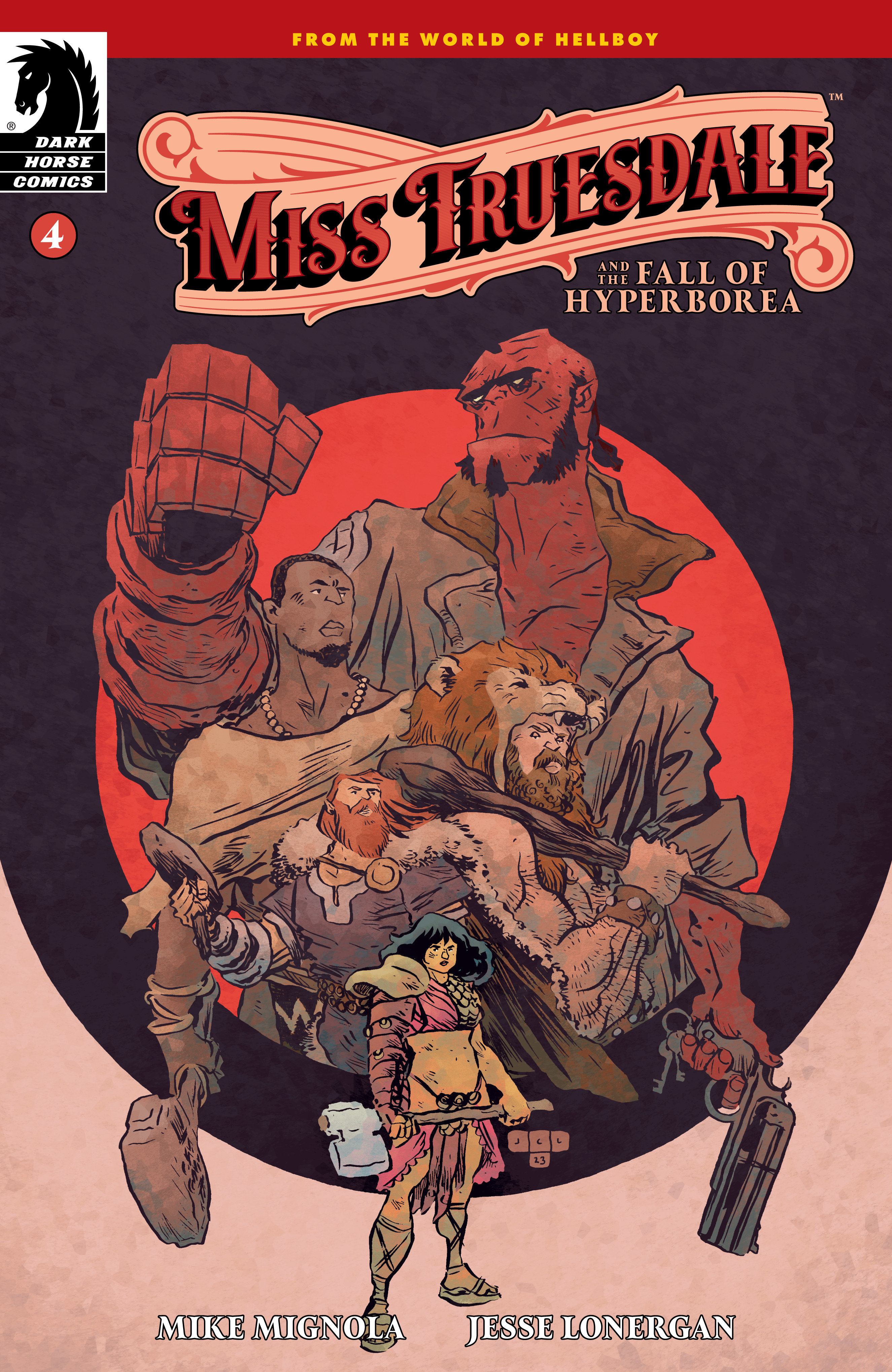 Miss Truesdale and the Fall of Hyperborea #4 Cover A (Jess Lonergan)