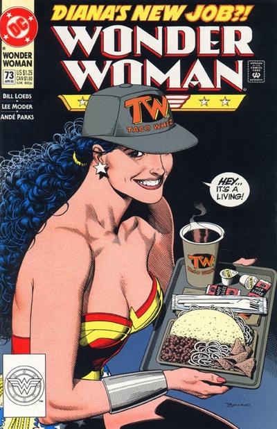 Wonder Woman #73 [Direct]-Very Fine (7.5 – 9) Brian Bolland Cover