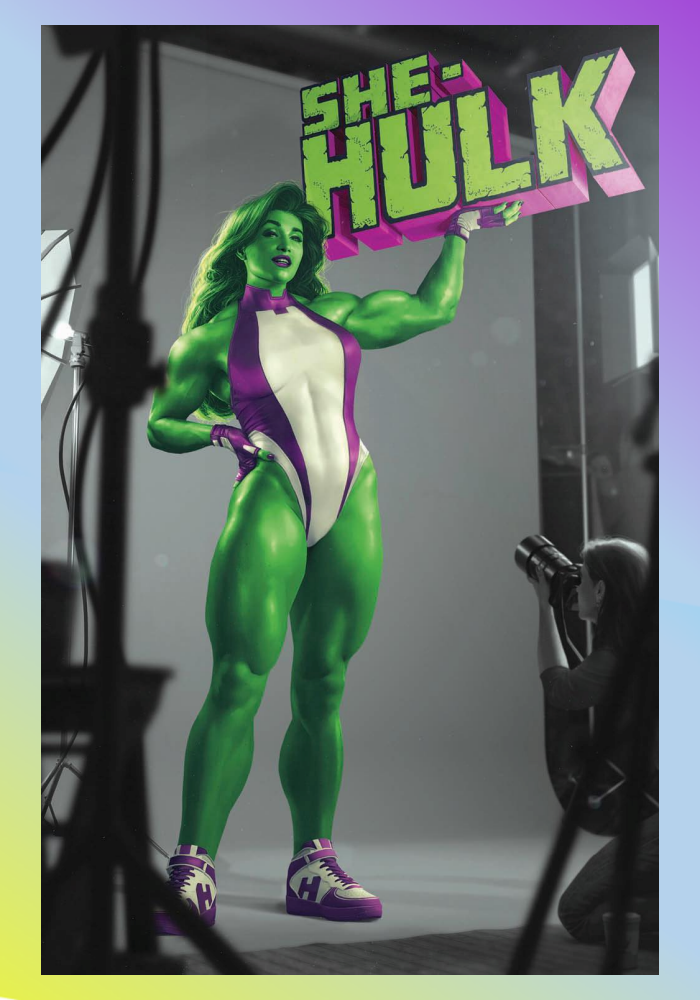 She-Hulk #1 The 616 Exclusive Full Art/Spot Color Variant By Rahzzah Pre-Order Deposit