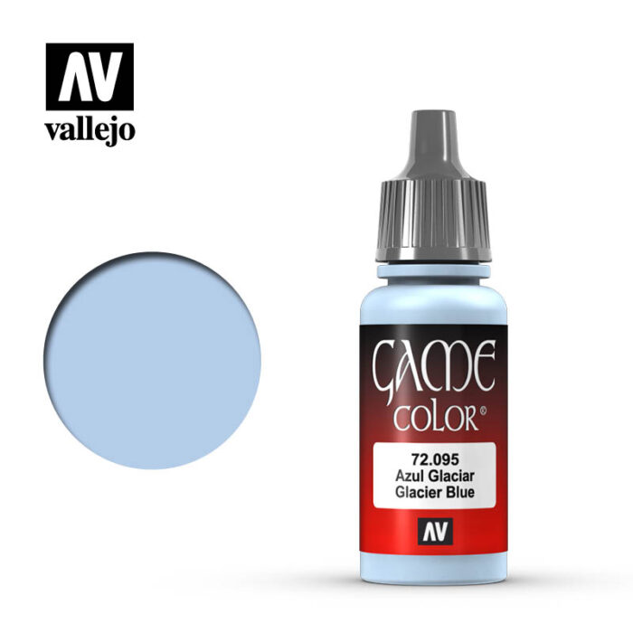 Vallejo Game Color Glacier Blue Paint, 17ml