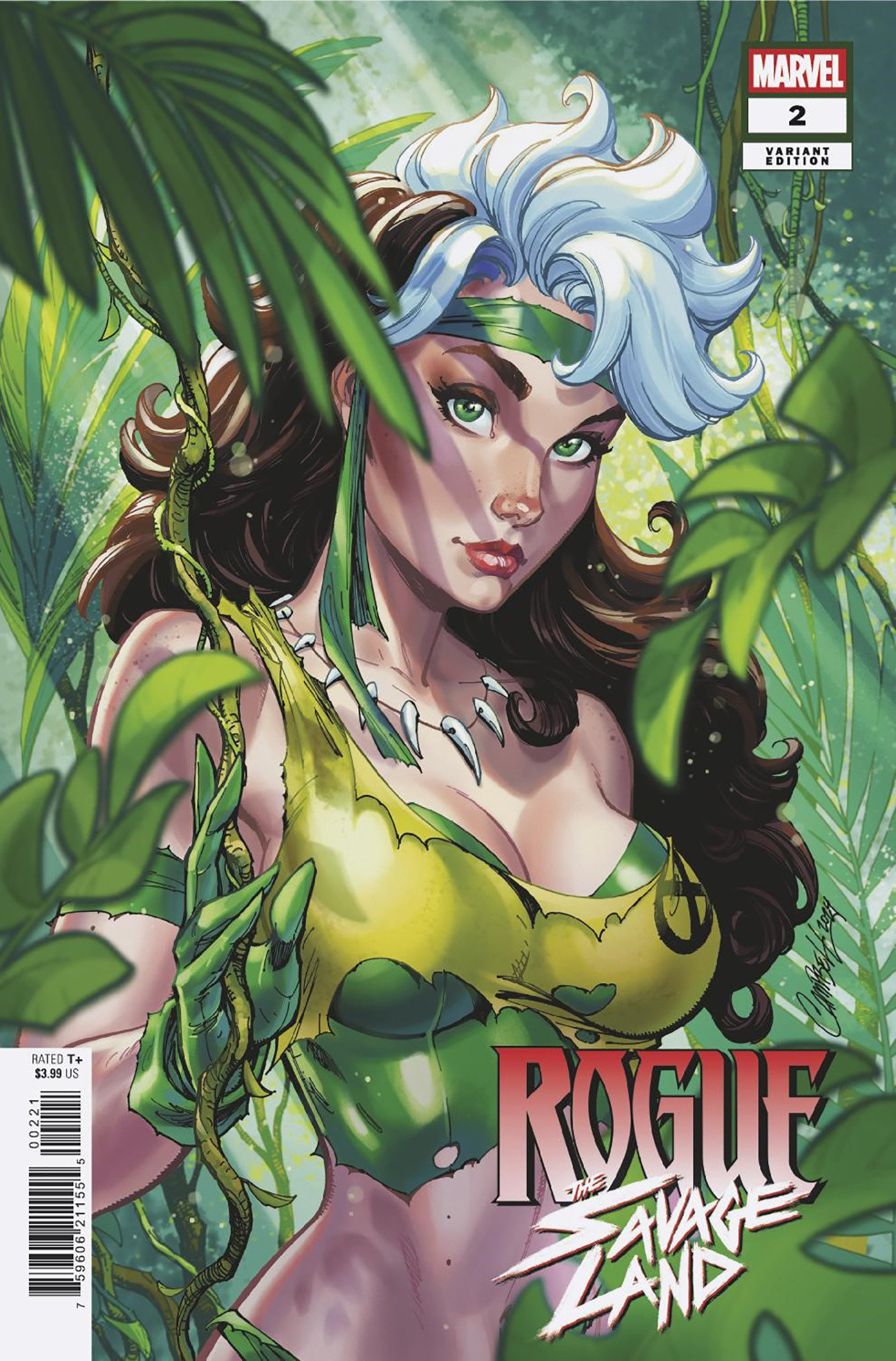 Rogue The Savage Land #2 J. Scott Campbell Variant