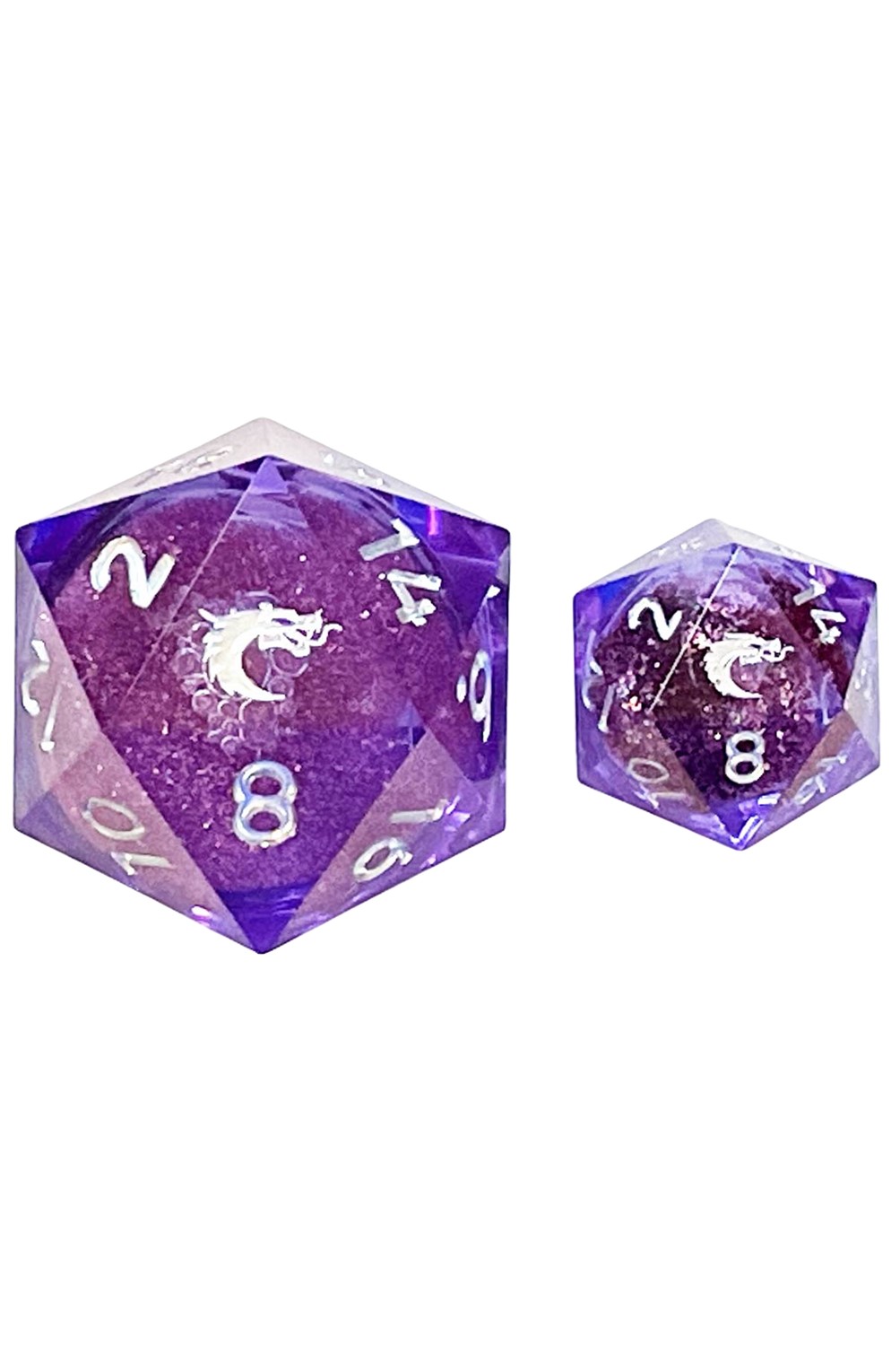 Old School Sharp Edged 35Mm D20: Liquid Infused - Amethyst Fury