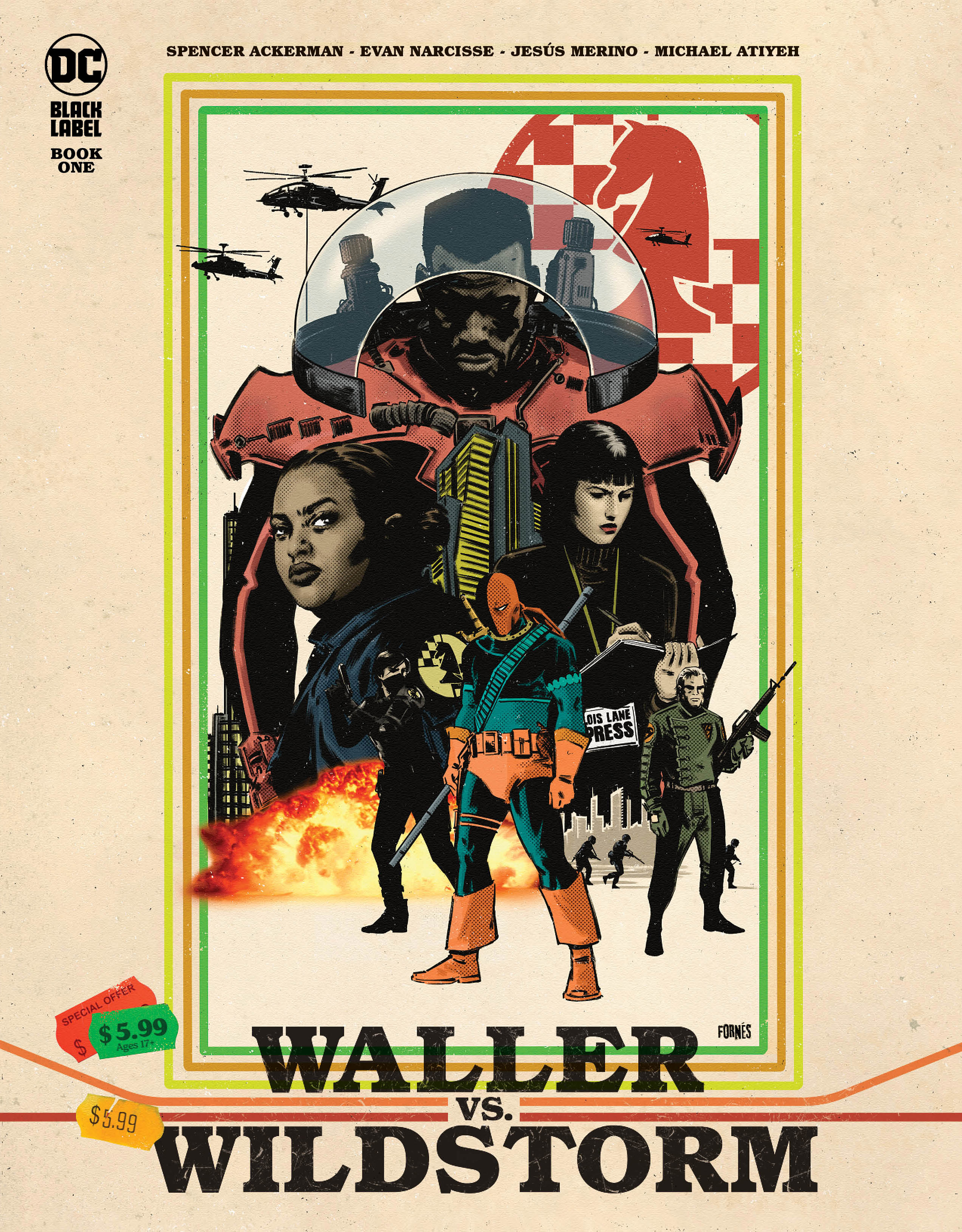 Waller Vs Wildstorm #1 Cover A Jorge Fornes (Mature) (Of 4)