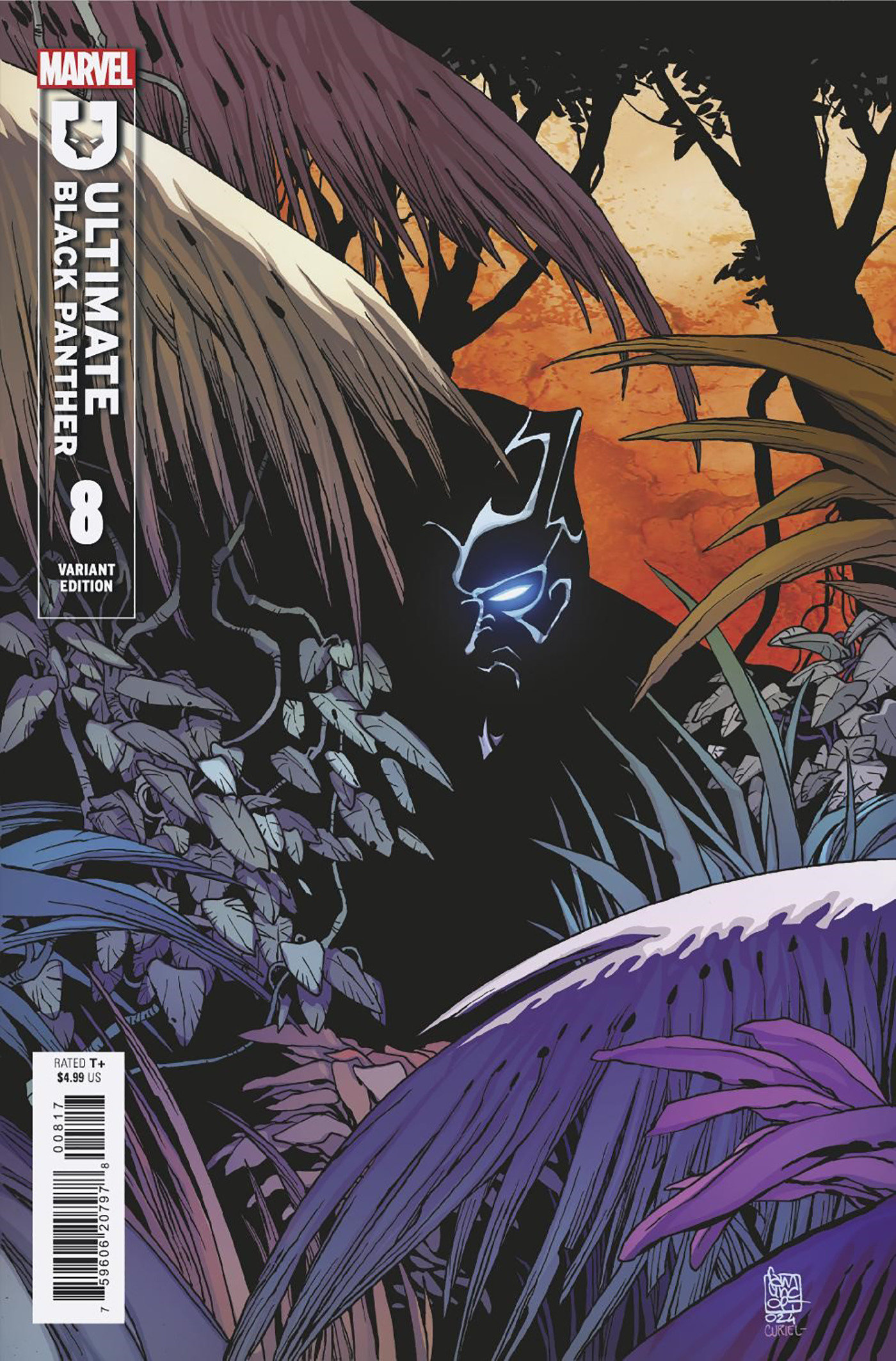 Ultimate Black Panther #8 Giuseppe Camuncoli Variant 1 for 25 Incentive