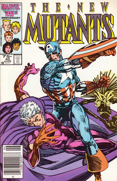 The New Mutants #40 [Newsstand]-Very Good (3.5 – 5)