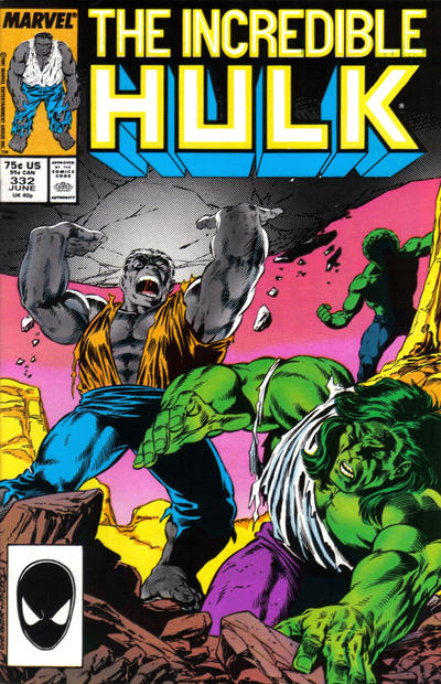 The Incredible Hulk #332 [Direct]-Very Fine (7.5 – 9)