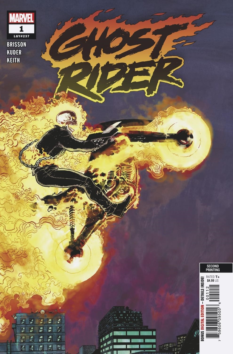 Ghost Rider #1 2nd Printing Kuder Variant (2019)