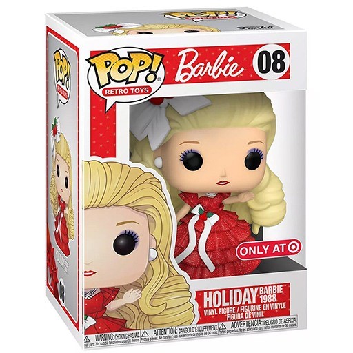 Pop Retro Toys Holiday Barbie 1988 #08 Target Exclusive 