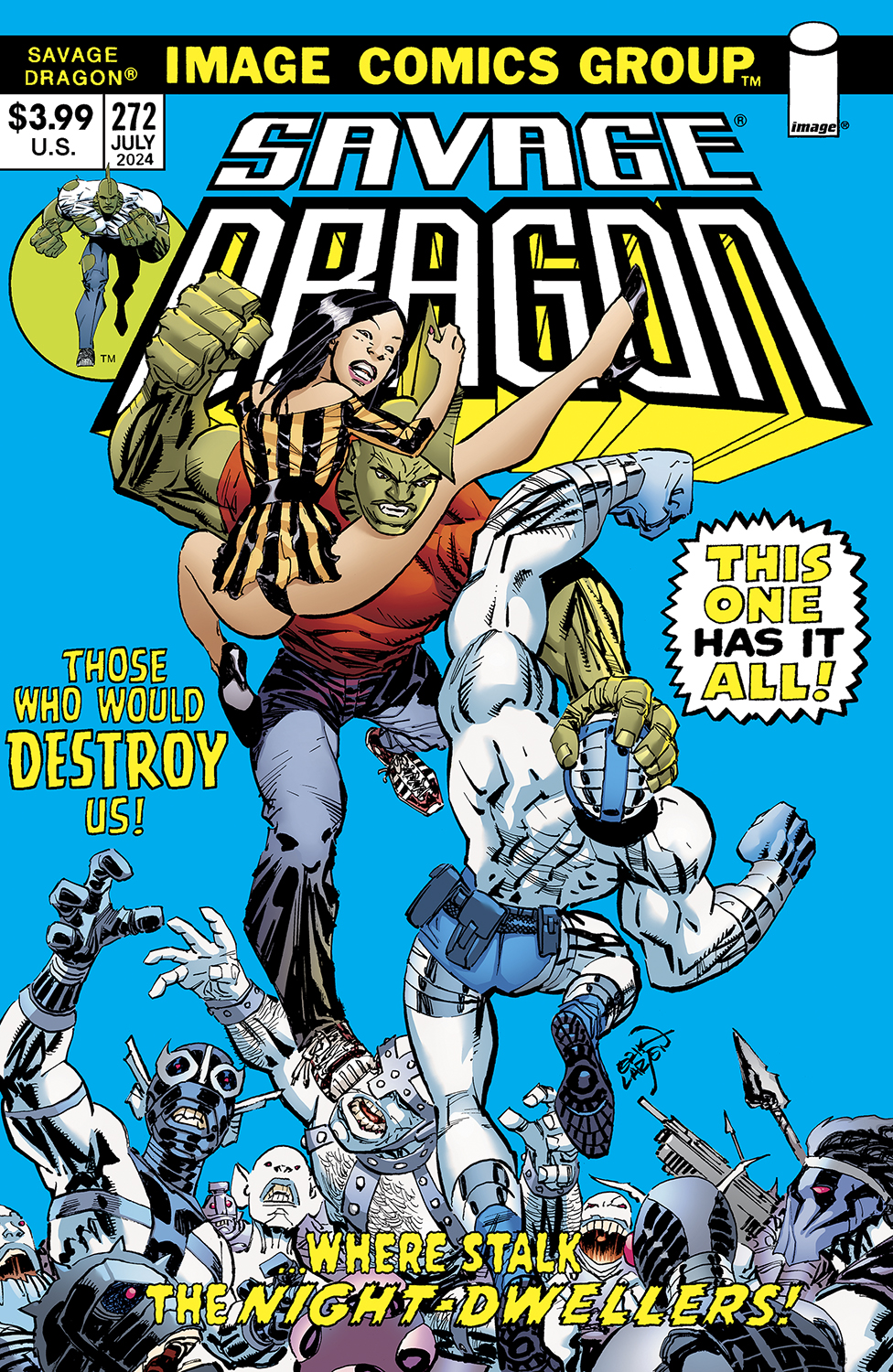 Savage Dragon #272 Cover B Erik Larsen 70's Trade Dress Variant (Mature)