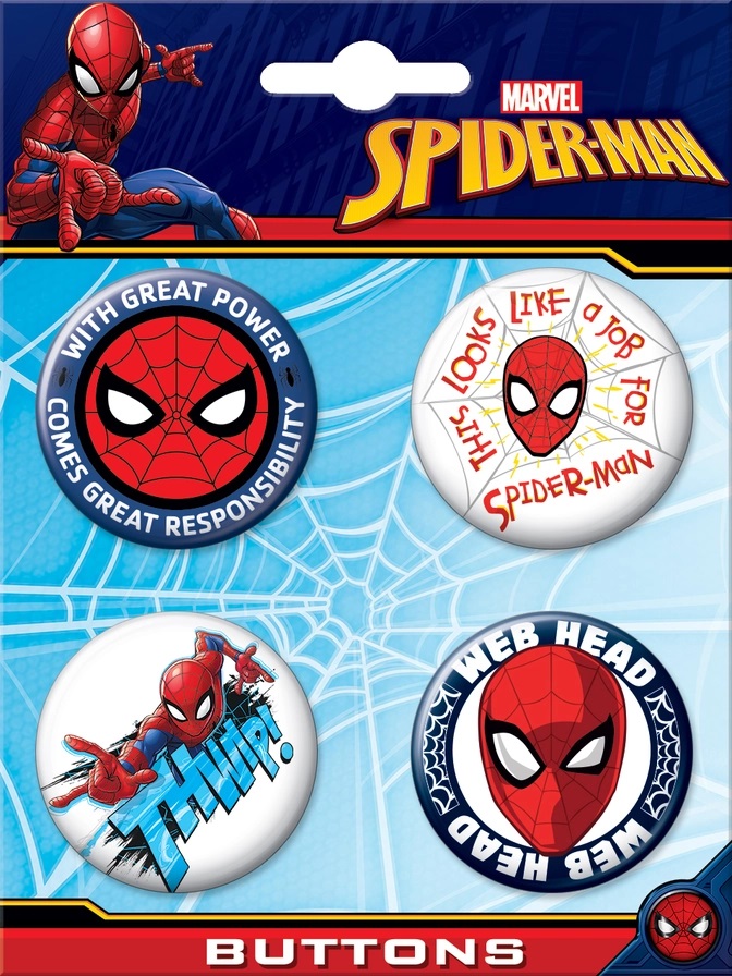 Spider-Man Button Assortment