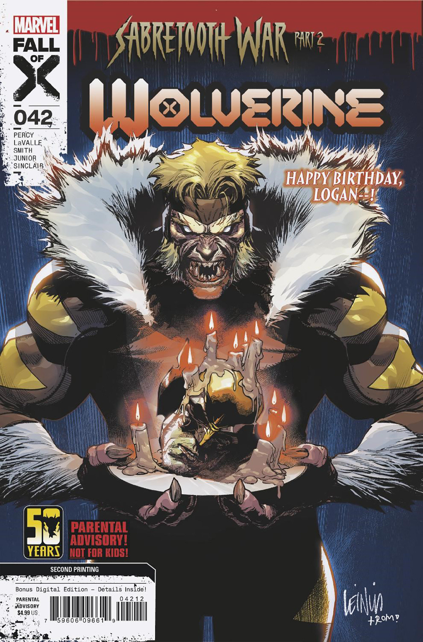 Wolverine #42 2nd Printing Leinil Yu Variant