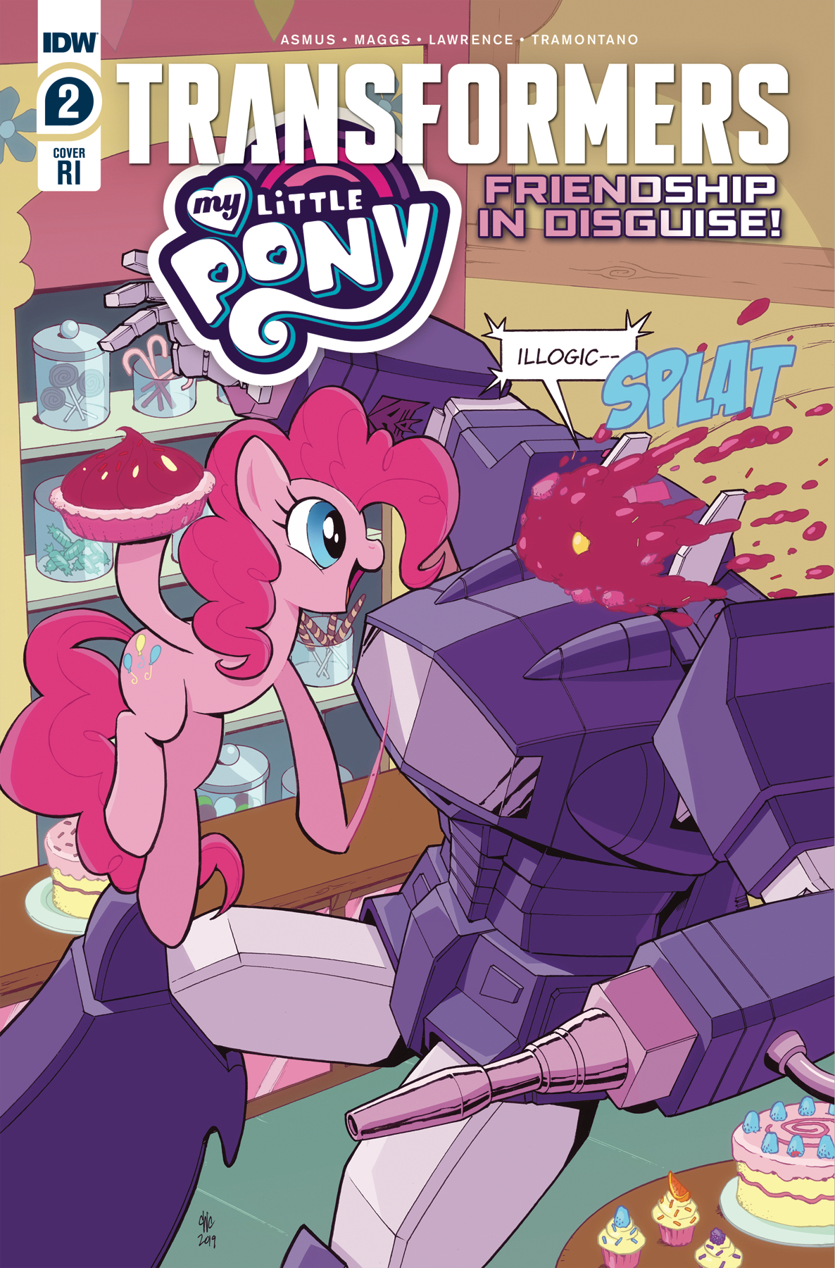 My Little Pony Transformers #2 1 for 10 Incentive Coller (Of 4)