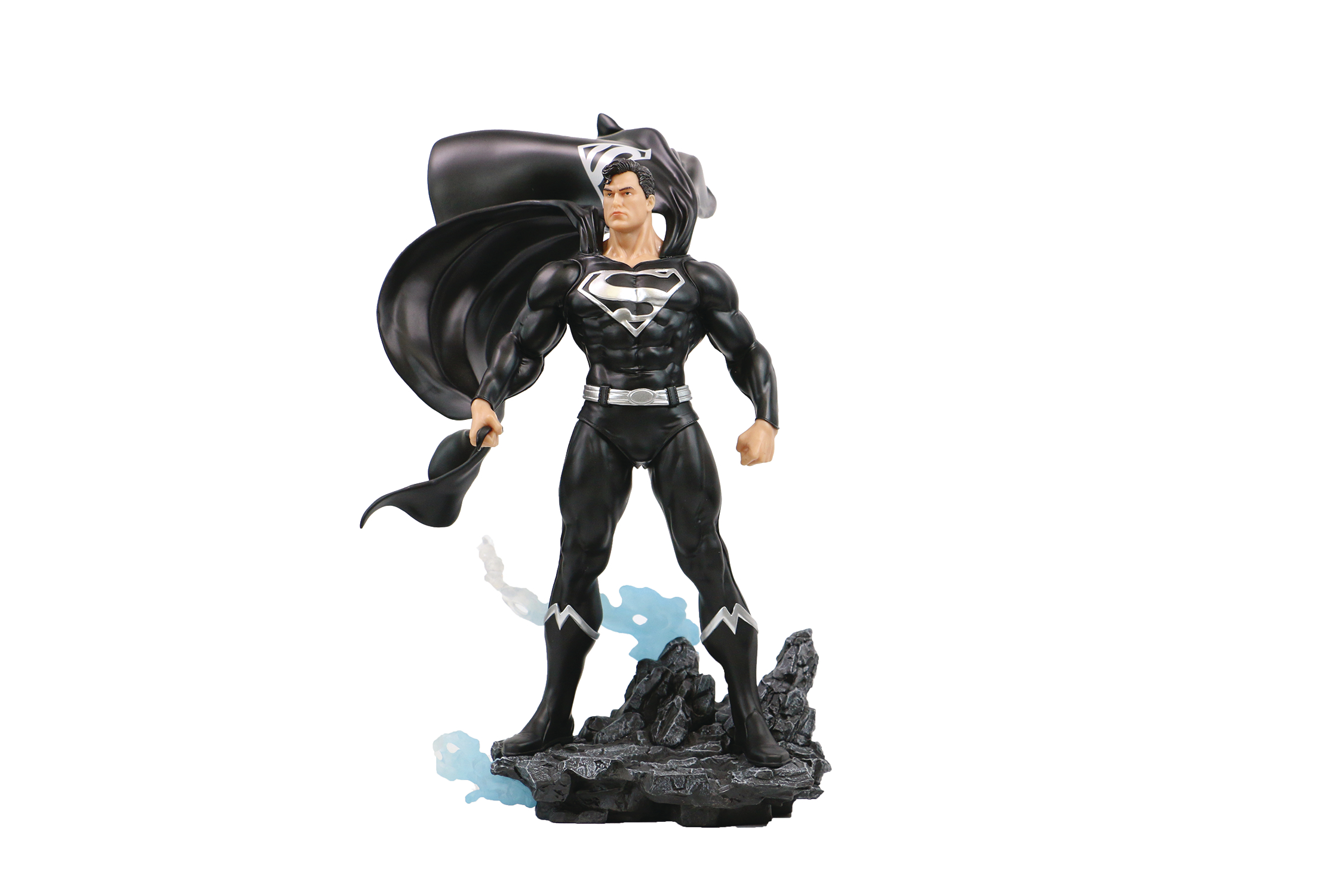 DC Heroes Superman Black & Silver Px PVC 1/8 Statue