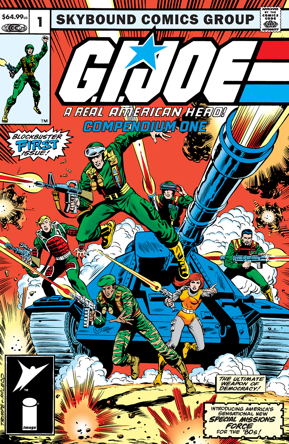 GI Joe A Real American Hero Compendium Graphic Novel Book 1 Direct Market Exclusive Herb Trimpe 