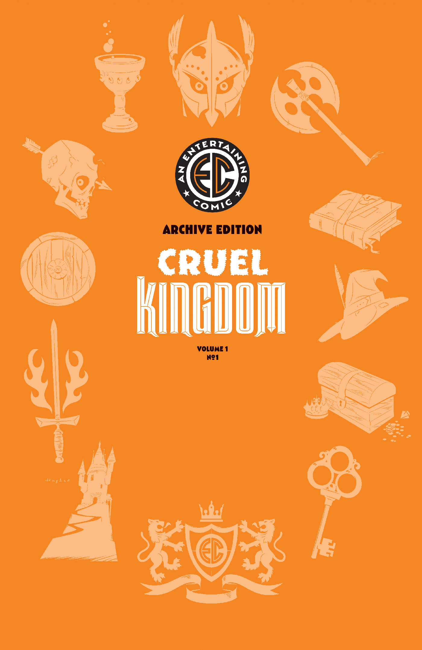 EC Cruel Kingdom #1 Cover H 1 for 50 Incentive Rian Hughes EC Archive Edition Variant (Of 5)