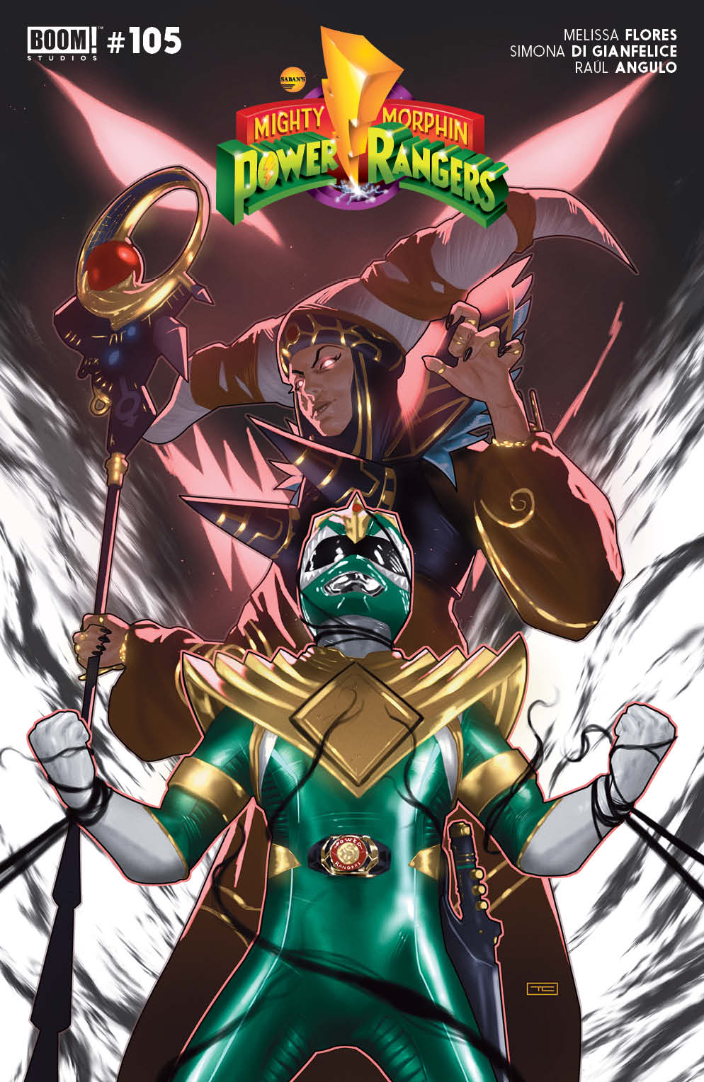 Mighty Morphin Power Rangers #105 Cover A Clarke