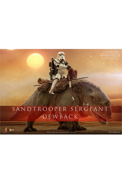 Sandtrooper Sergeant And Dewback Sixth Scale Figure Hot Toys Pre-Sale