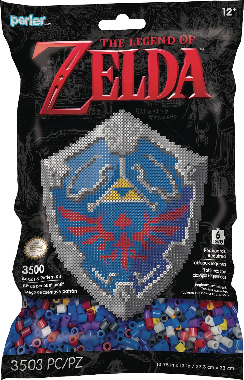 Legend of Zelda Hylian Shield Pattern Bag Kit