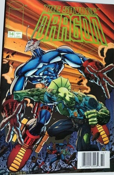 Savage Dragon #14 [Newsstand]-Fine