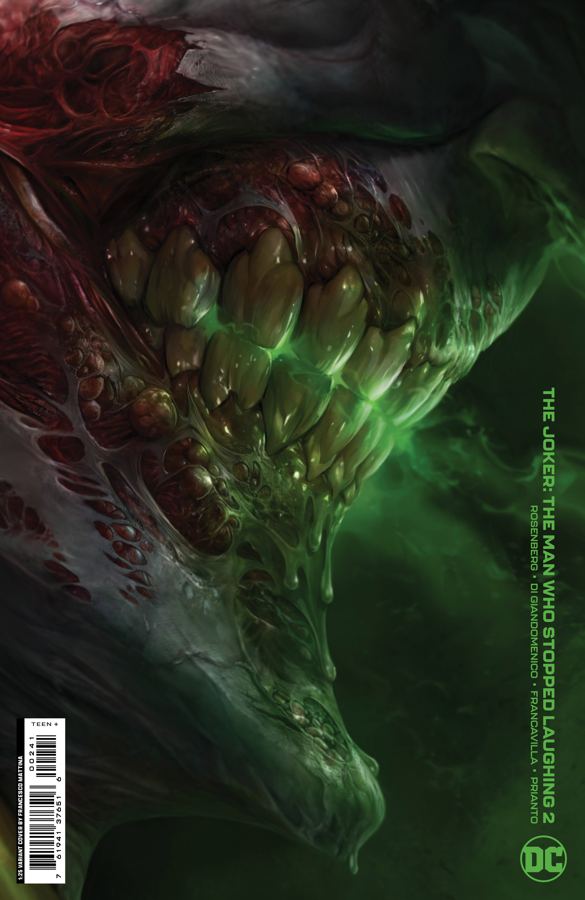 Joker The Man Who Stopped Laughing #2 Cover E 1 for 25 Incentive Francesco Mattina Variant